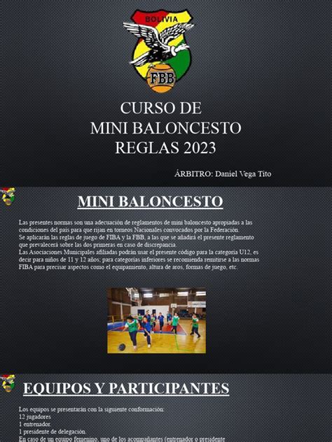 REGLAMENTO DE MINI.